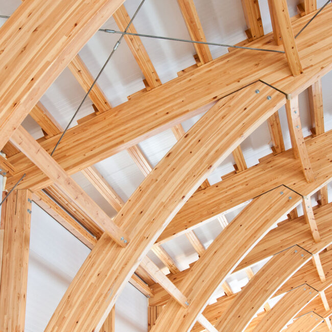 tetto in legno lamellare